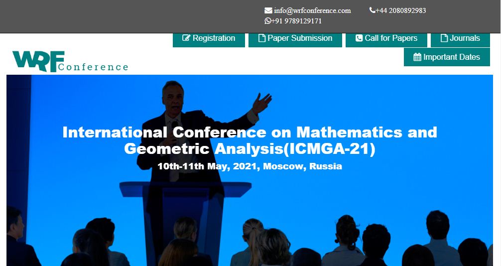 International Conference on Mathematics and Geometric Analysis, Moscow Russia, Moscow, Russia