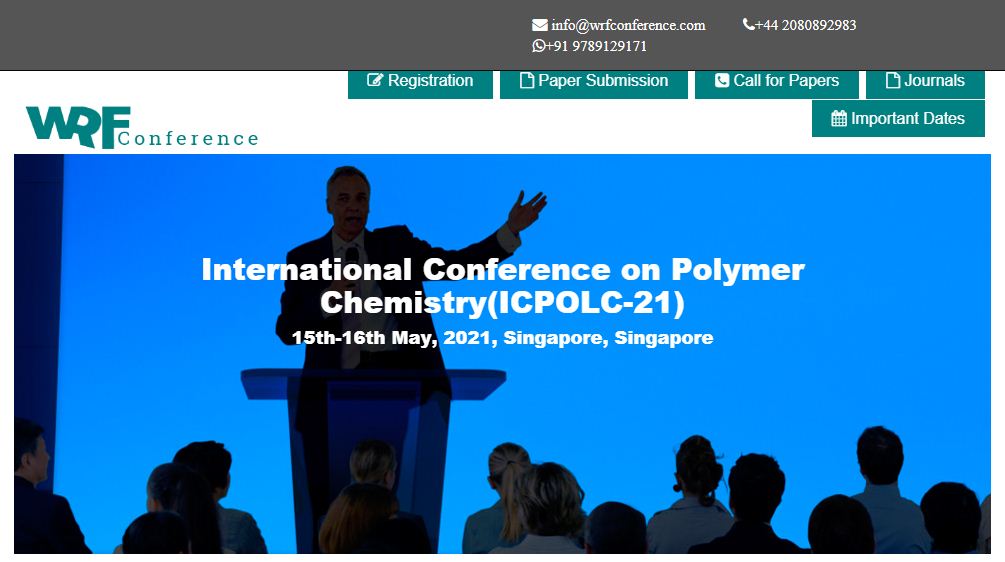 International Conference on Polymer Chemistry, Singapore