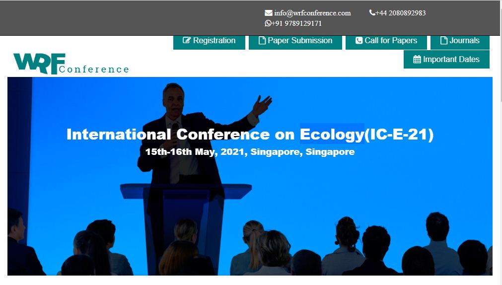 International Conference on Ecology, Singapore