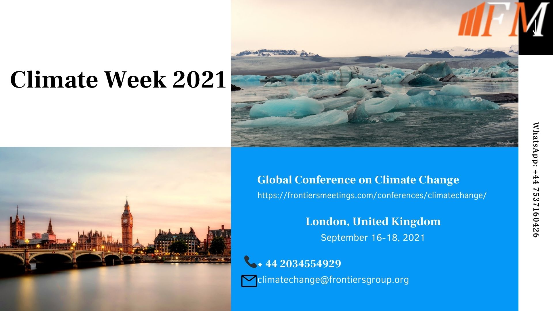 Climate Week 2021: Global Conference on Climate Change, London, United Kingdom