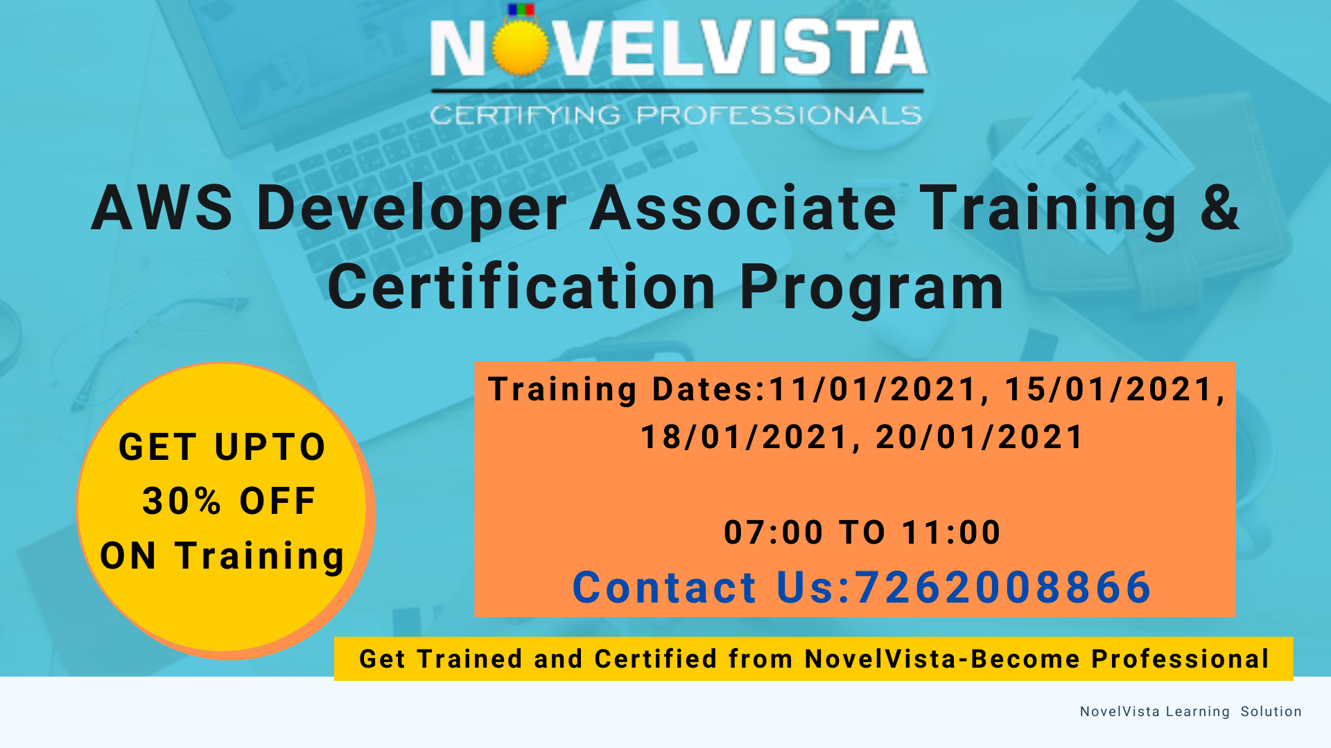 Enroll Now-AWS Developer Associate Training and Certification-Novelvista Offering Upto 30% Discount, Mumbai, Maharashtra, India