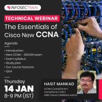Free Live Technical Webinar – The Essentials of Cisco New CCNA