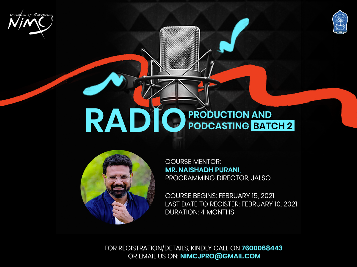 Radio Production and Podcasting Online Course - Batch 2, Ahmedabad, Gujarat, India