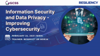 Information Security and Data Privacy - Improving Cybersecurity