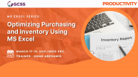 Optimizing PURCHASING and INVENTORY Using MS Excel