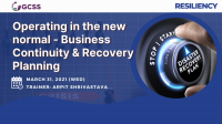 Operating in the new normal - Business Continuity & Recovery Planning
