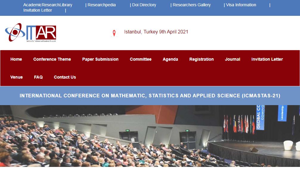 International Conference on Mathematic, Statistics and Applied Science, Istanbul, Turkey,İstanbul,Turkey