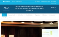 INTERNATIONAL CONFERENCE ON MEDICAL, BIOLOGICAL AND PHARMACEUTICAL SCIENCES