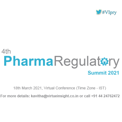 4th Annual Pharma Regulatory Summit 2021 (Virtual Conference), Mumbai, Maharashtra, India