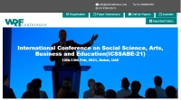 International Conference on Social Science, Arts, Business and Education
