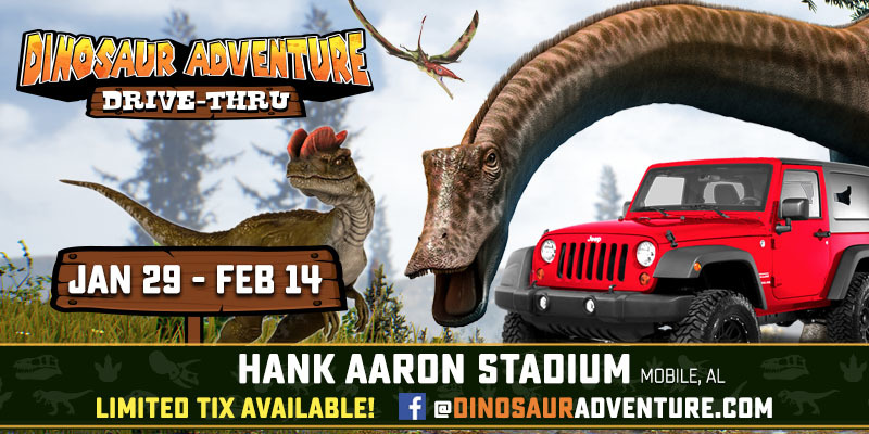 Dinosaur Adventure Drive-Thru Mobile, Mobile, Alabama, United States