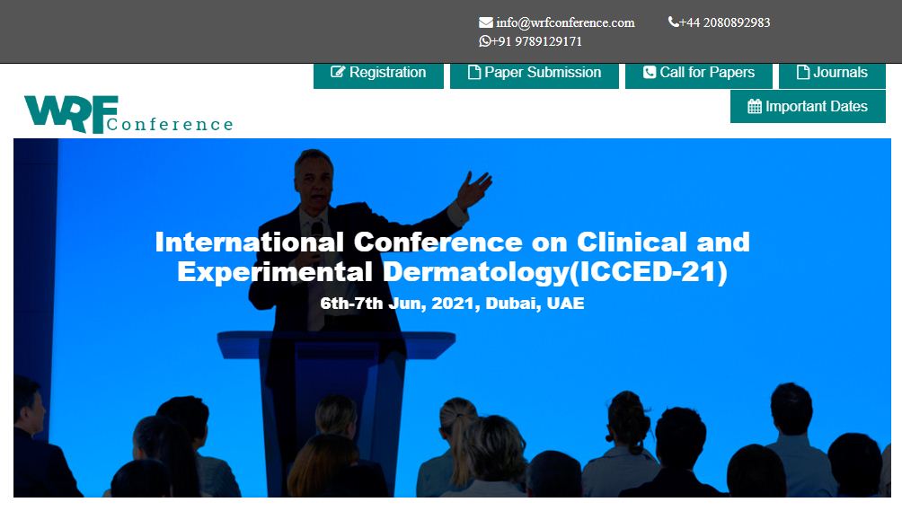 International Conference on Clinical and Experimental Dermatology, Dubai, UAE,Dubai,United Arab Emirates