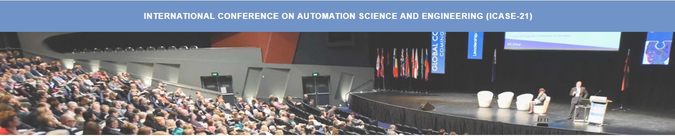 International Conference on Automation Science and Engineering, Tashkent, Uzbekistan, Uzbekistan