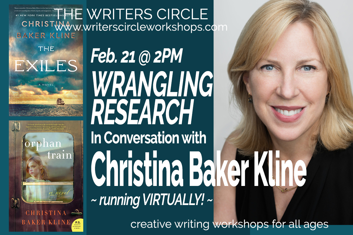 WRANGLING RESEARCH: In Conversation with Bestselling Novelist Christina Baker Kline, Morris, New Jersey, United States
