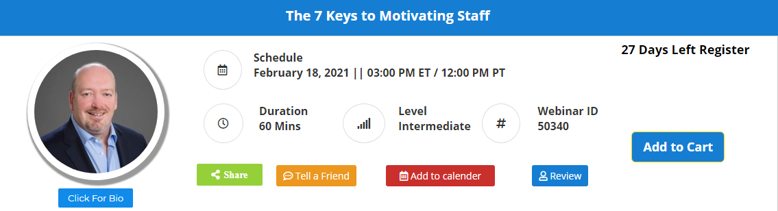 7 Keys to The Motivating Staff, Leawood, Kansas, United States
