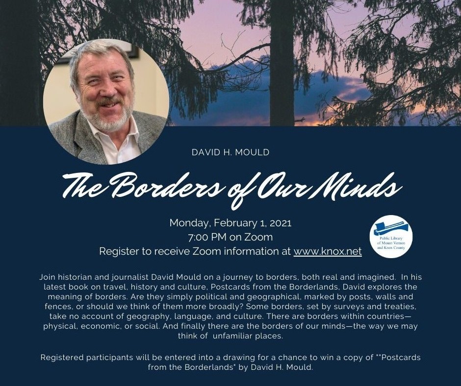 Virtual Author Visit with Journalist and Historian David H. Mould, February 1, 2021 at 7:00 PM, Mount Vernon, Ohio, United States
