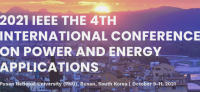 2021 IEEE 4th International Conference on Power and Energy Applications (ICPEA 2021)