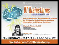 UT Brainstorms: A Conversation on the Brain (VIRTUAL)