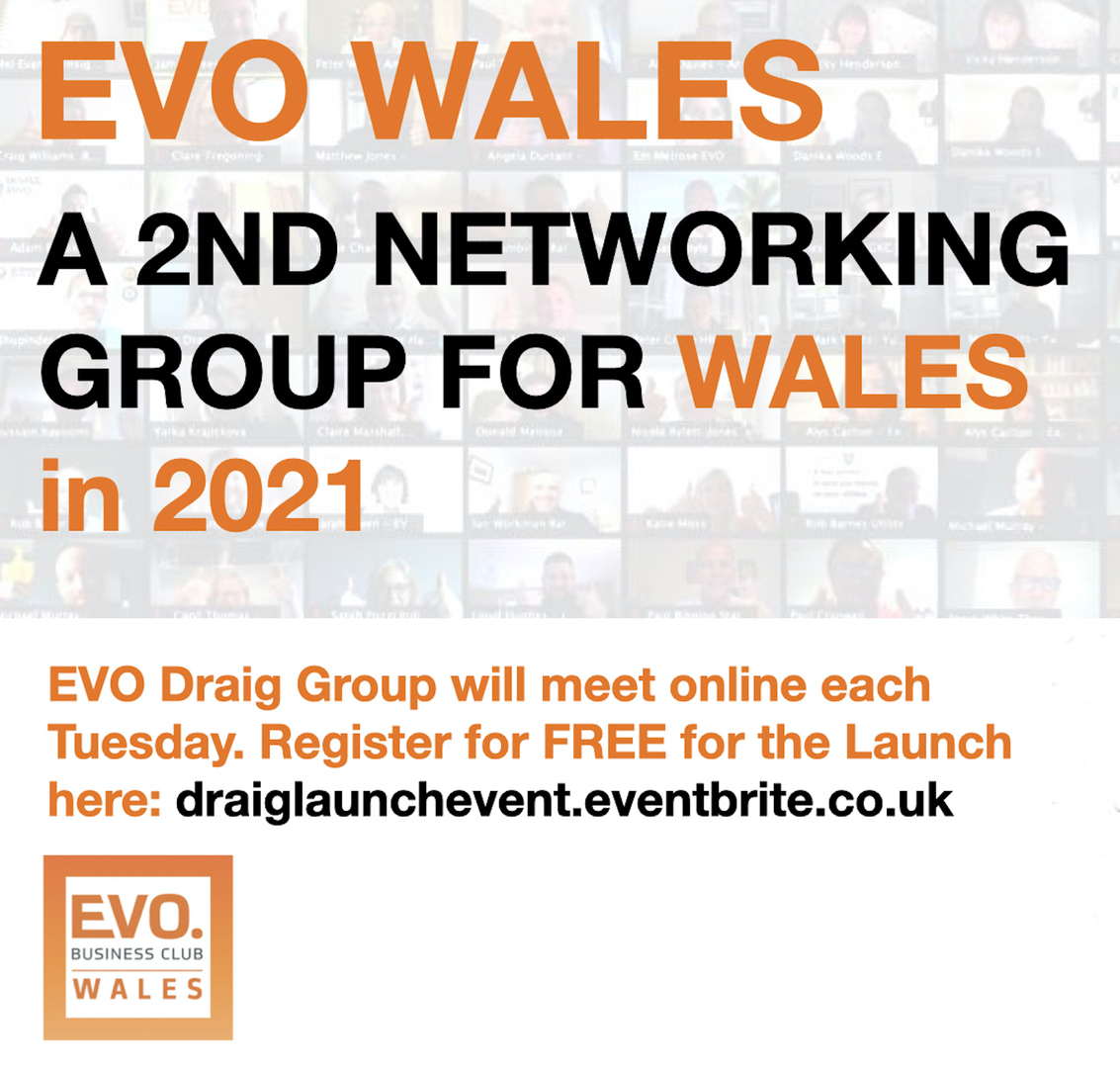 EVO WALES Draig - Launch Event of a new networking group for Wales, Online, United Kingdom