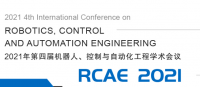 2021 The 4th International Conference on Robotics, Control and Automation Engineering (RCAE 2021)