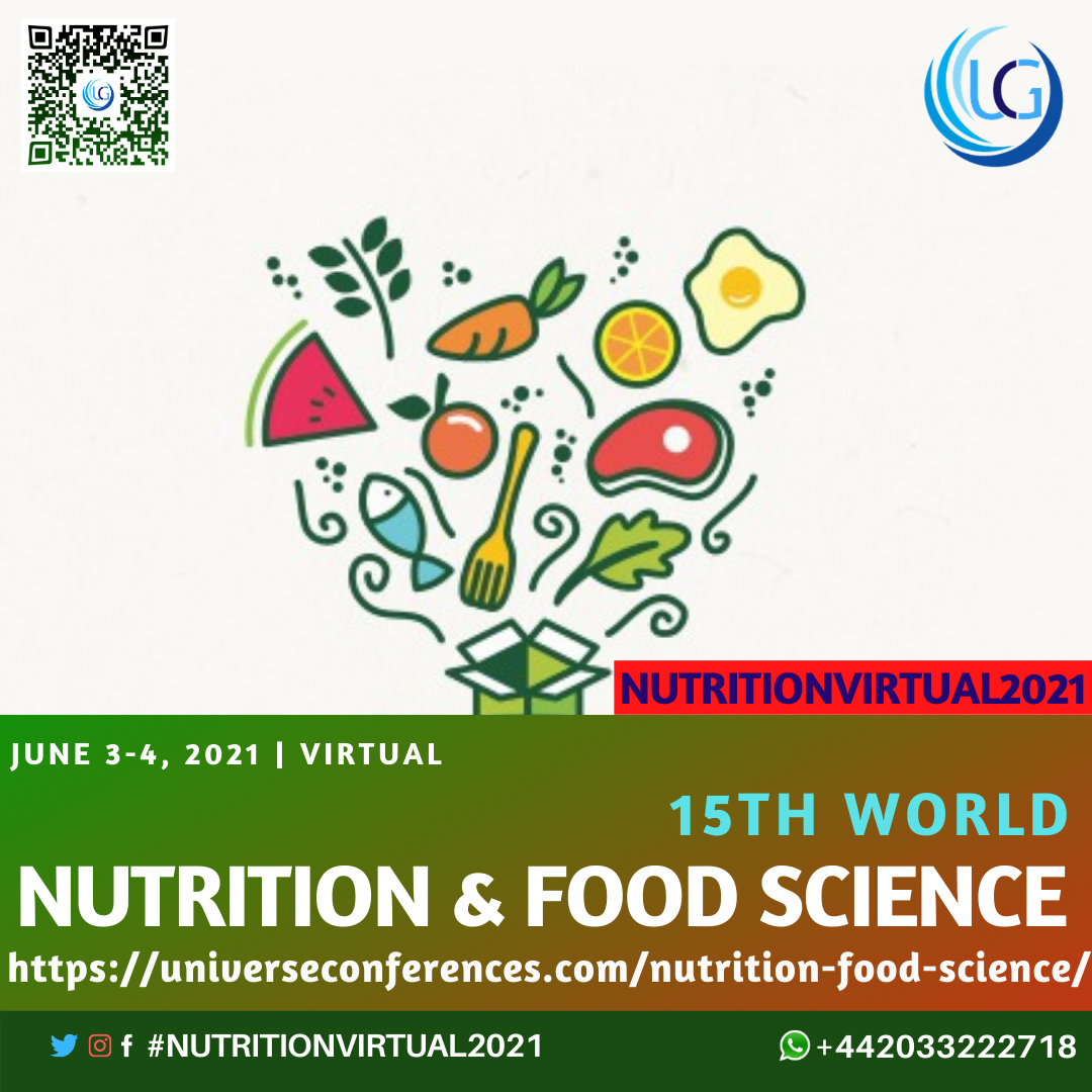 15th World Nutrition & Food Science Virtual Conference, Dubai, United Arab Emirates