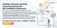 Simplify, Automate and Scale Lessor Accounting with SAP CLM/RAR and Bramasol