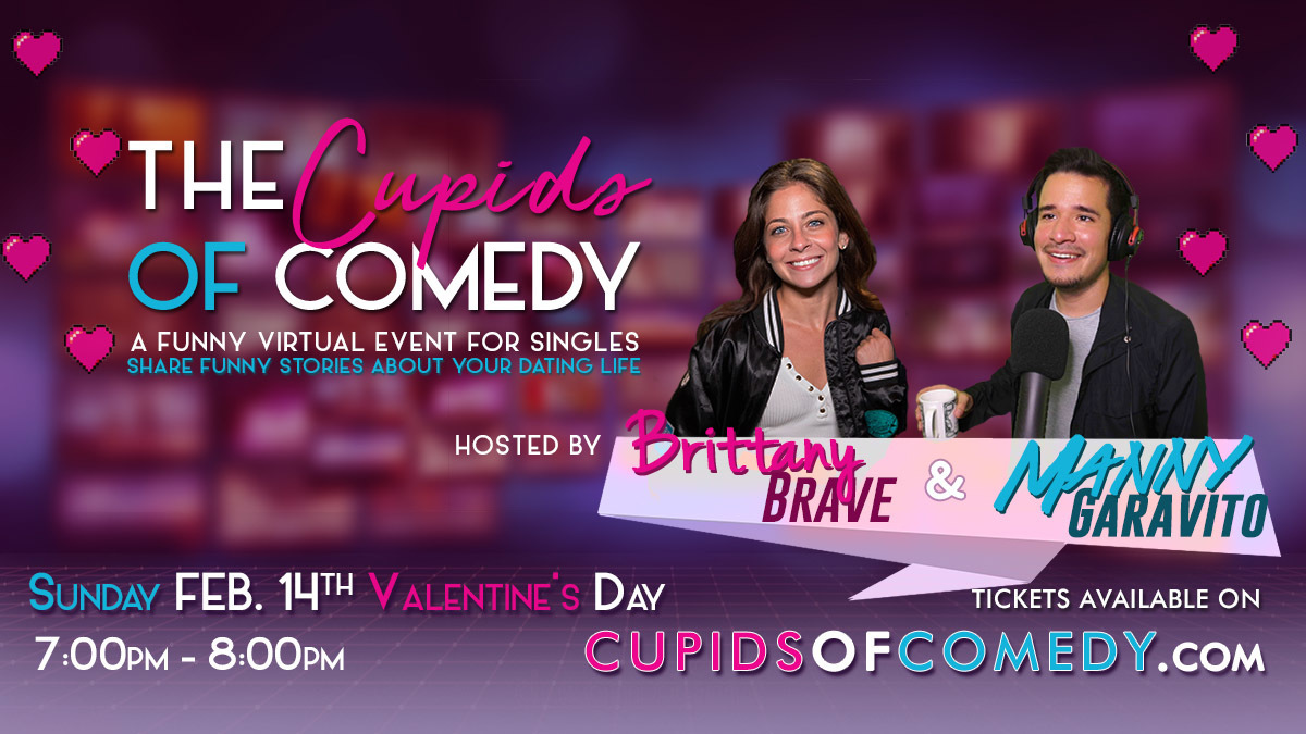 Cupids Of Comedy - A funny virtual event for singles, Online, United States