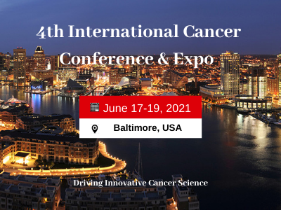 4th International Cancer Conference and Expo – iCancer 2021, Baltimore, Maryland, United States