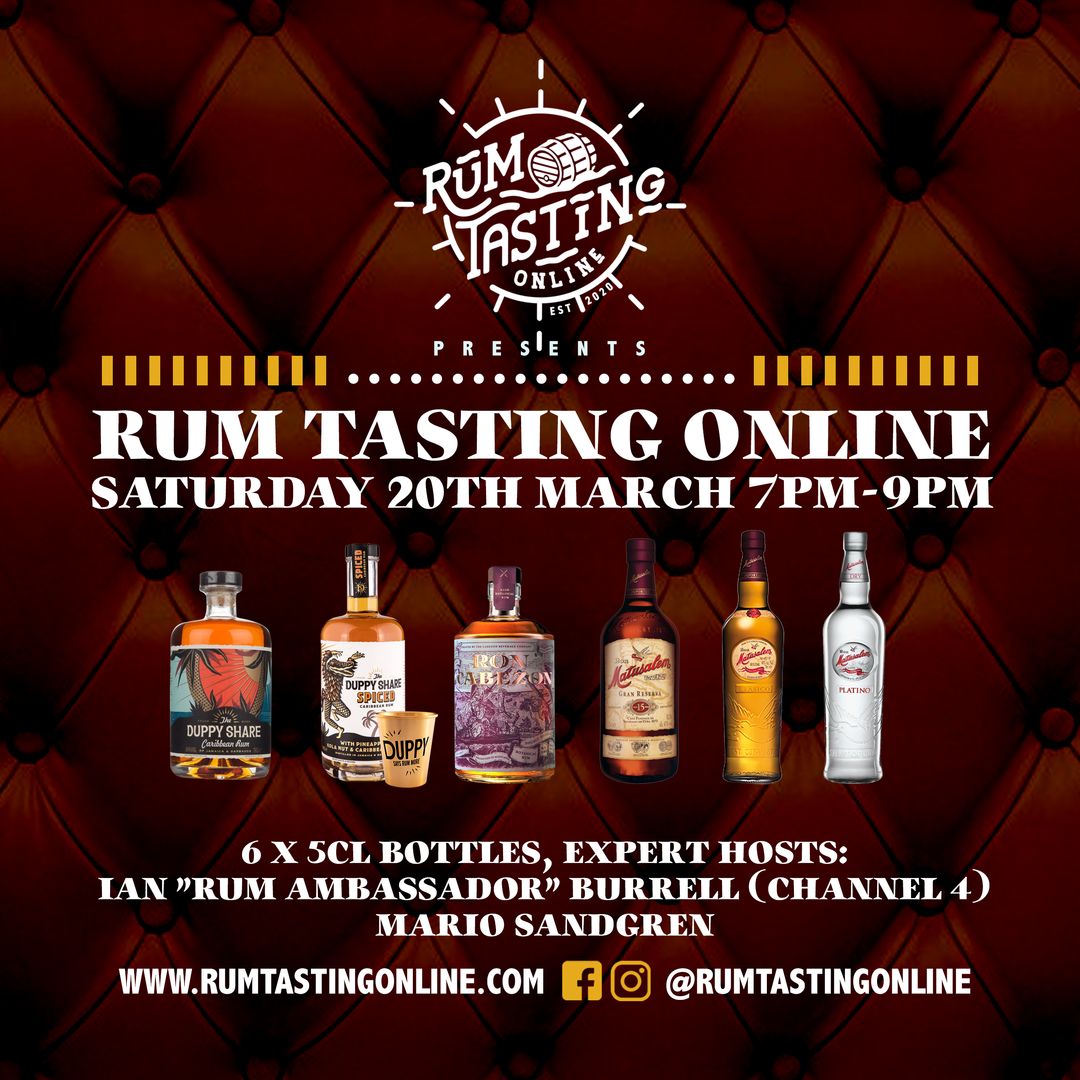 Rum Tasting Online with The Duppy Share + more., Moffat, Scotland, United Kingdom