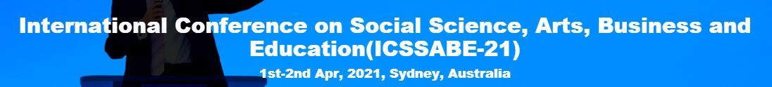 International Conference on Social Science, Arts, Business and Education, Sydney, Australia, Australia