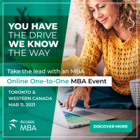 Build your future safely ONLINE with Access MBA in Toronto and Western Canada!