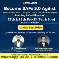 Join our Leading SAFe 5.0 (SAFe Agilist) Training and Certification Course