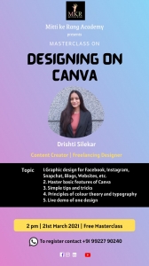 Masterclass on - Designing on Canva
