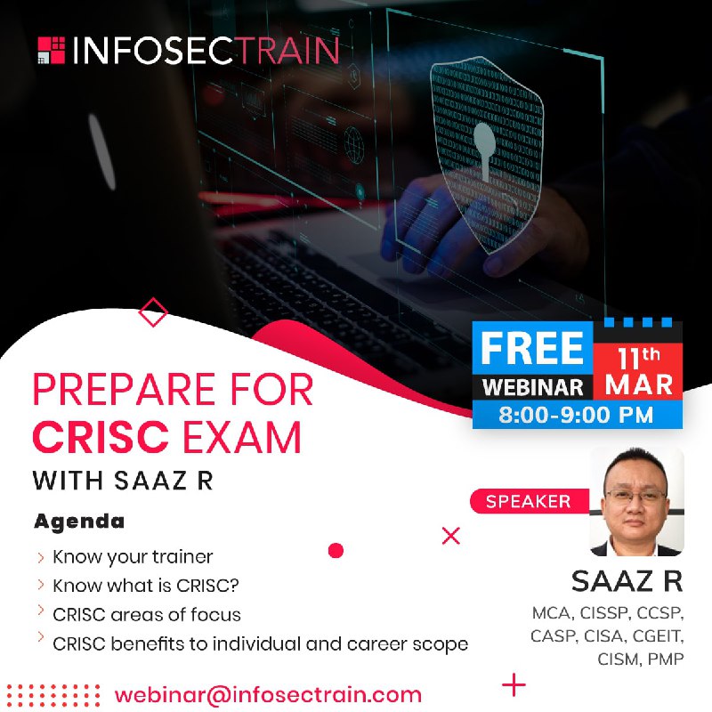 Free Live Webinar Prepare for CRISC Exam, Central Delhi, Delhi, India