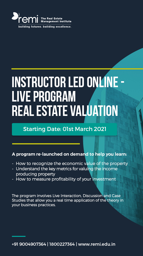 Real Estate Property Valuation Online Certificate Course, Mumbai, Maharashtra, India