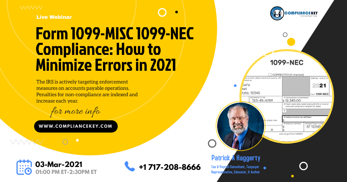 Form 1099-MISC 1099-NEC Compliance: How to Minimize Errors in 2021, Middletown, Delaware, United States