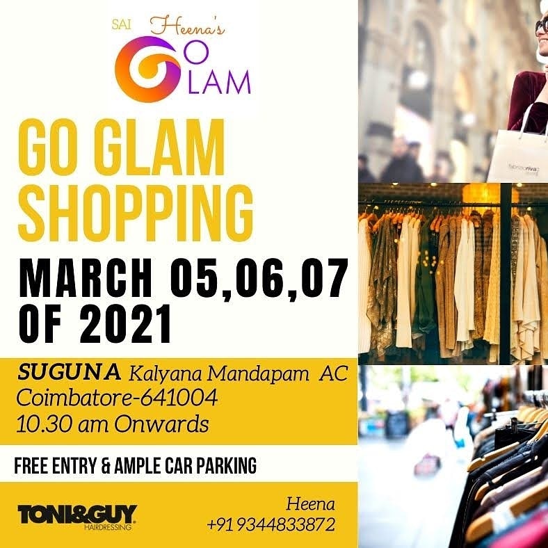 Go glam shopping exhibition, Coimbatore, Tamil Nadu, India