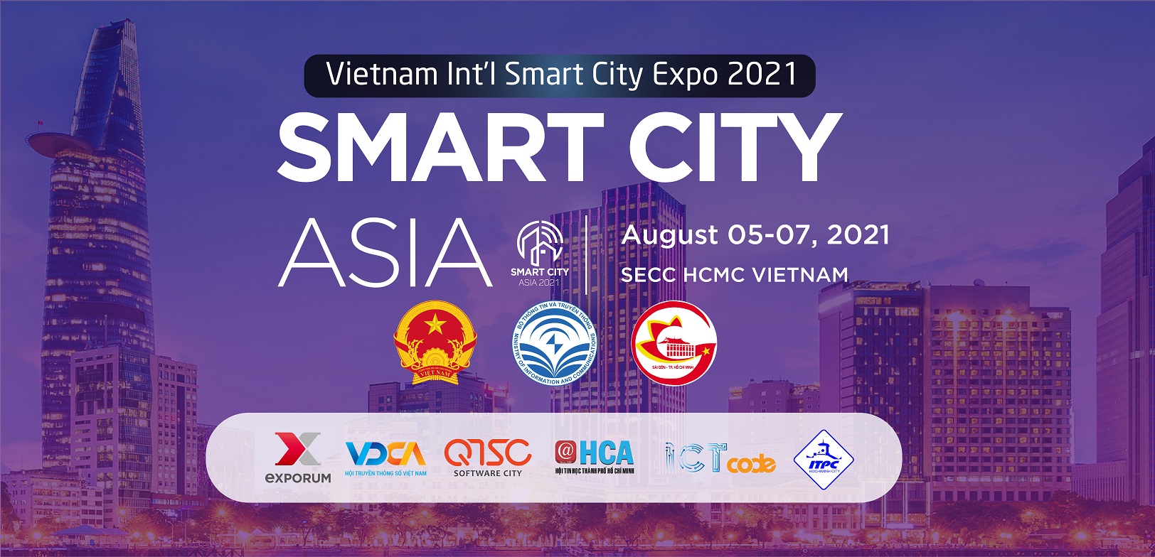 SMART CITY ASIA 2021, Ho Tung Mau Street, Ben Nghe Ward, District 1,Ho Chi Minh,Vietnam