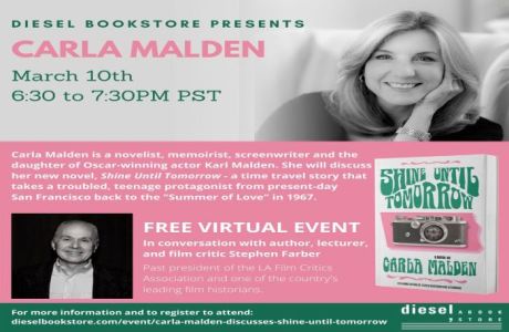 An Evening With Author Carla Malden As She Discusses Her New Book Shine Until Tomorrow, Virtual Event, United States