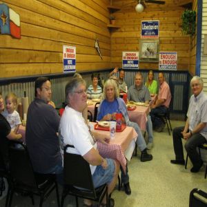 Brazos County Libertarian Party Social and Meeting, Bryan, Texas, United States