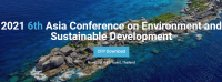 2021 6th Asia Conference on Environment and Sustainable Development (ACESD 2021)