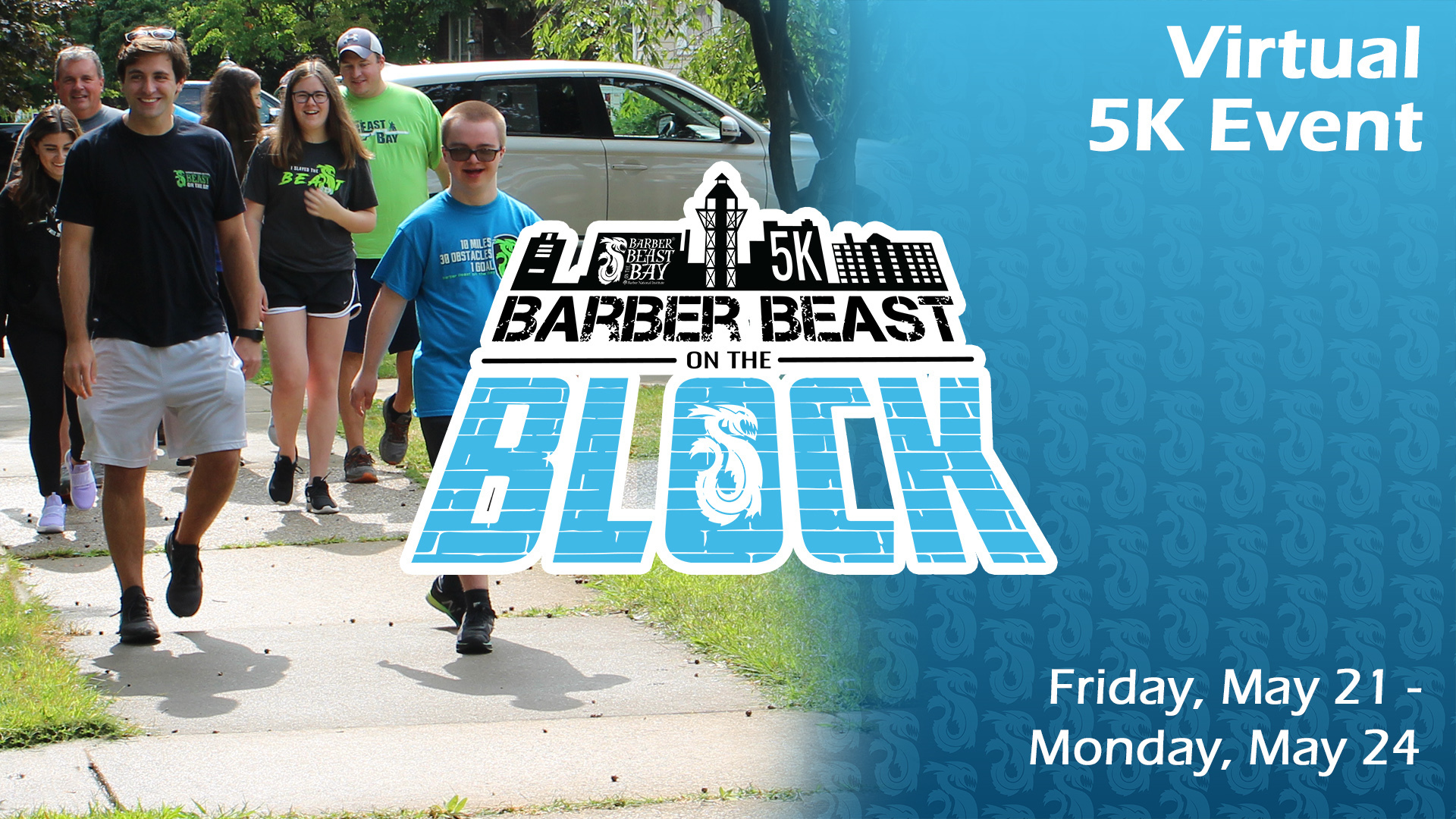 Barber Beast on the Block Virtual 5K, Online Event, United States