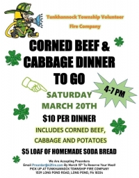 ST. Patrick's Day Dinner