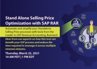 Stand Alone Selling Price Optimization with SAP RAR