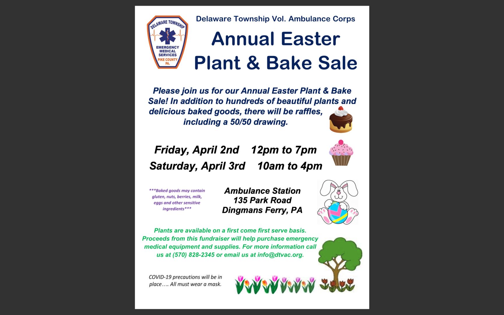 Easter Plant Sale/ Bake Sale, Dingmans Ferry, Pennsylvania, United States