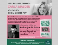 Join Carla Malden and Joe Di Prisco for a Lively Hour of Discussion About Books and More