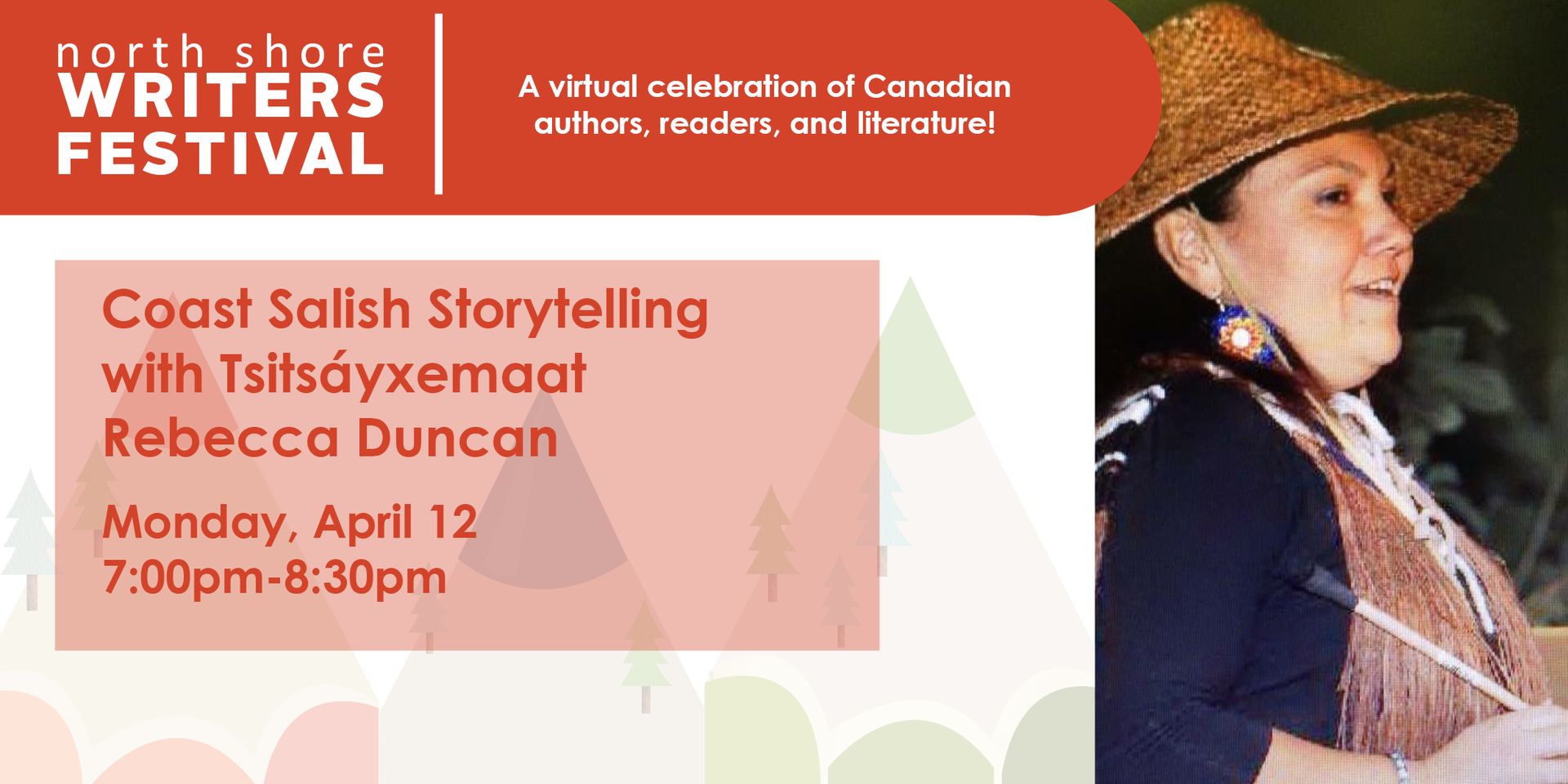 Coast Salish Storytelling with Tsitsáyxemaat Rebecca Duncan, Online Event, Canada
