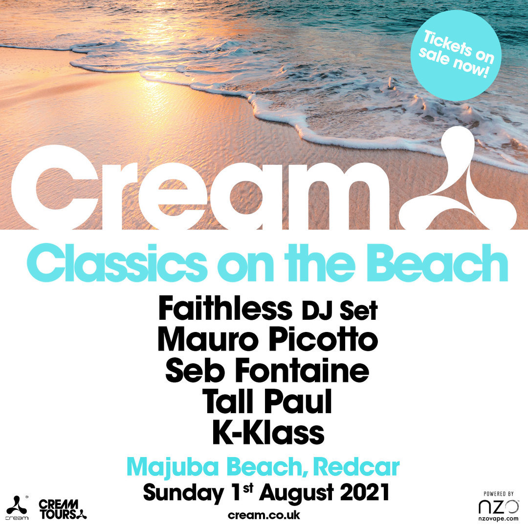 Cream Classics on the Beach, Redcar and Cleveland, England, United Kingdom