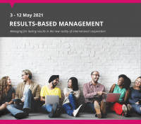 Online training course “Result Based Management” 3 – 12 May 2021