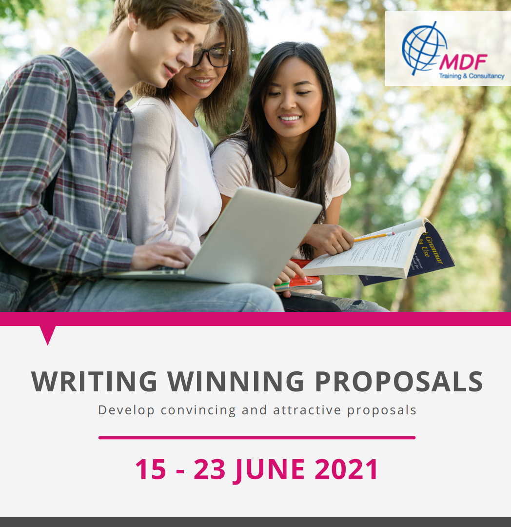 Online training course “Writing Winning Proposal” 15 – 23 June 2021, Online venue, Netherlands